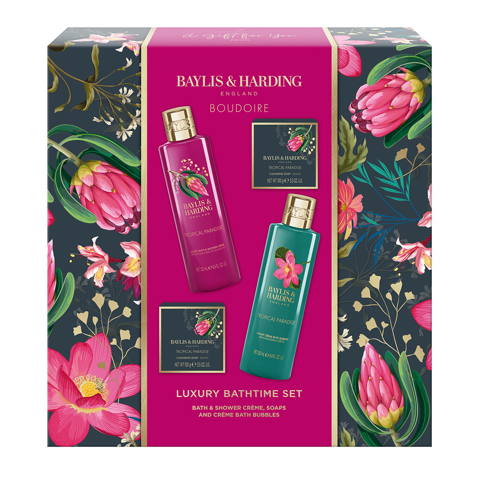 Baylis & Harding Darčeková sada Boudoire - Tropical Paradise 4 ks