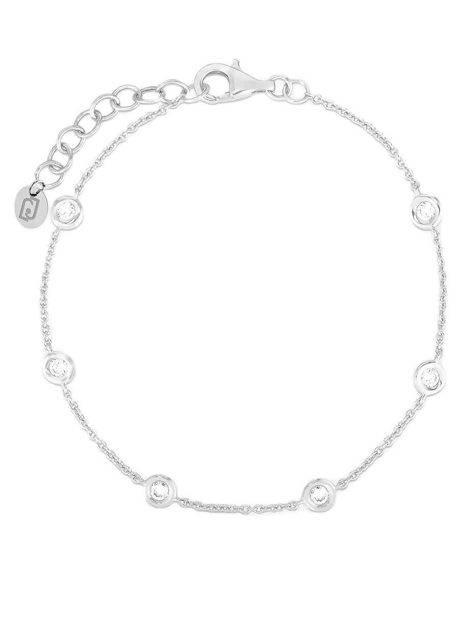 Liu Jo Nadčasový oceľový náramok so zirkónmi Essential LJ2470