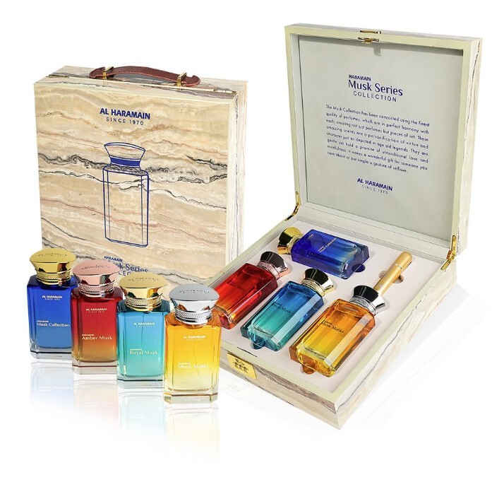 Al Haramain Kolekcia Musk Collection - EDP 4 x 100 ml + plniteľný flakón