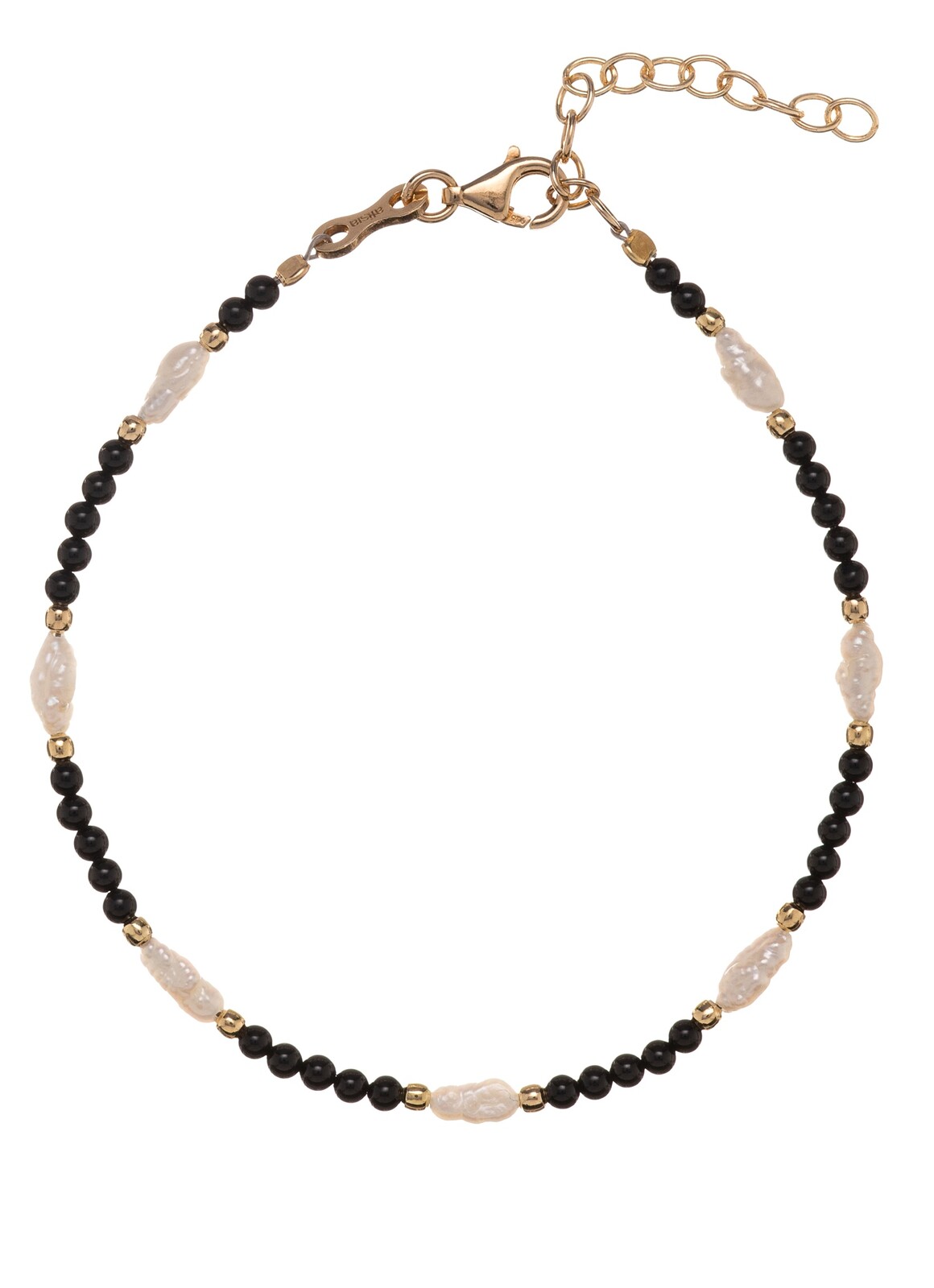 Alisia Luxusný náramok s pravými perlami a achátom AL5252.01.000