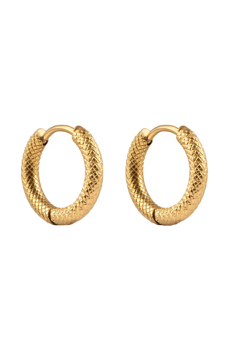 Emily Westwood Nadčasové pozlátené kruhy Melarose EWE250297G