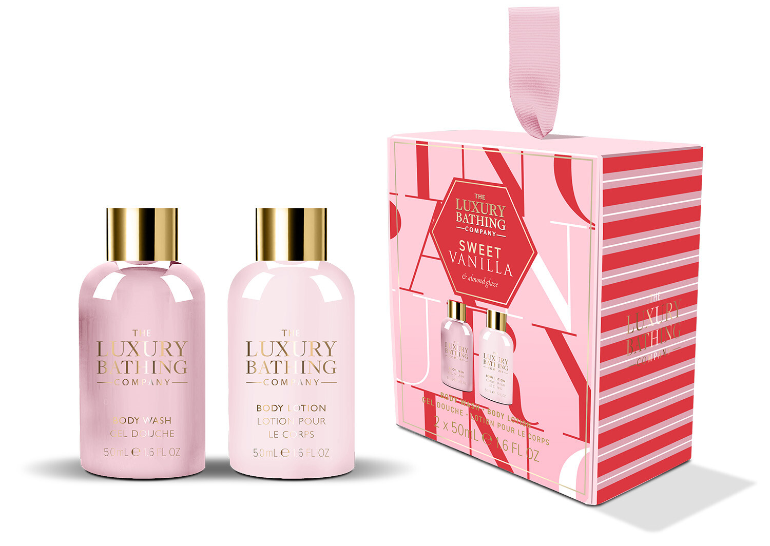 The Luxury Bathing Company Darčeková sada starostlivosti o telo Vanilka & Mandle 2 ks