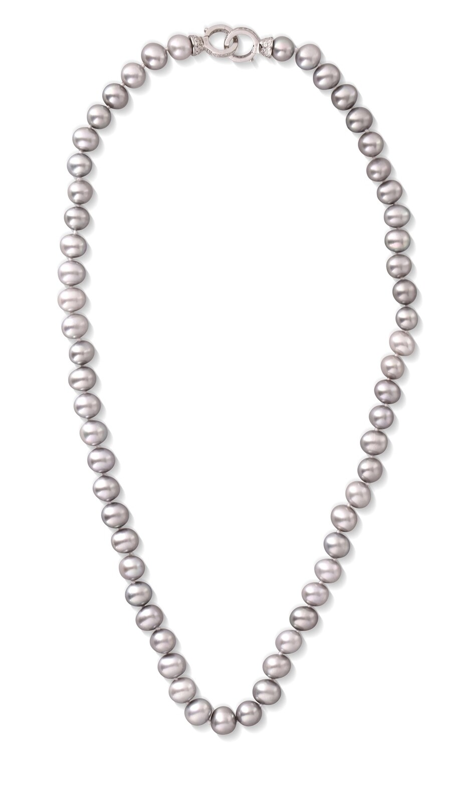 JVD Náhrdelník so šedými sladkovodnými perlami SVLN0010SD2P6 45 cm