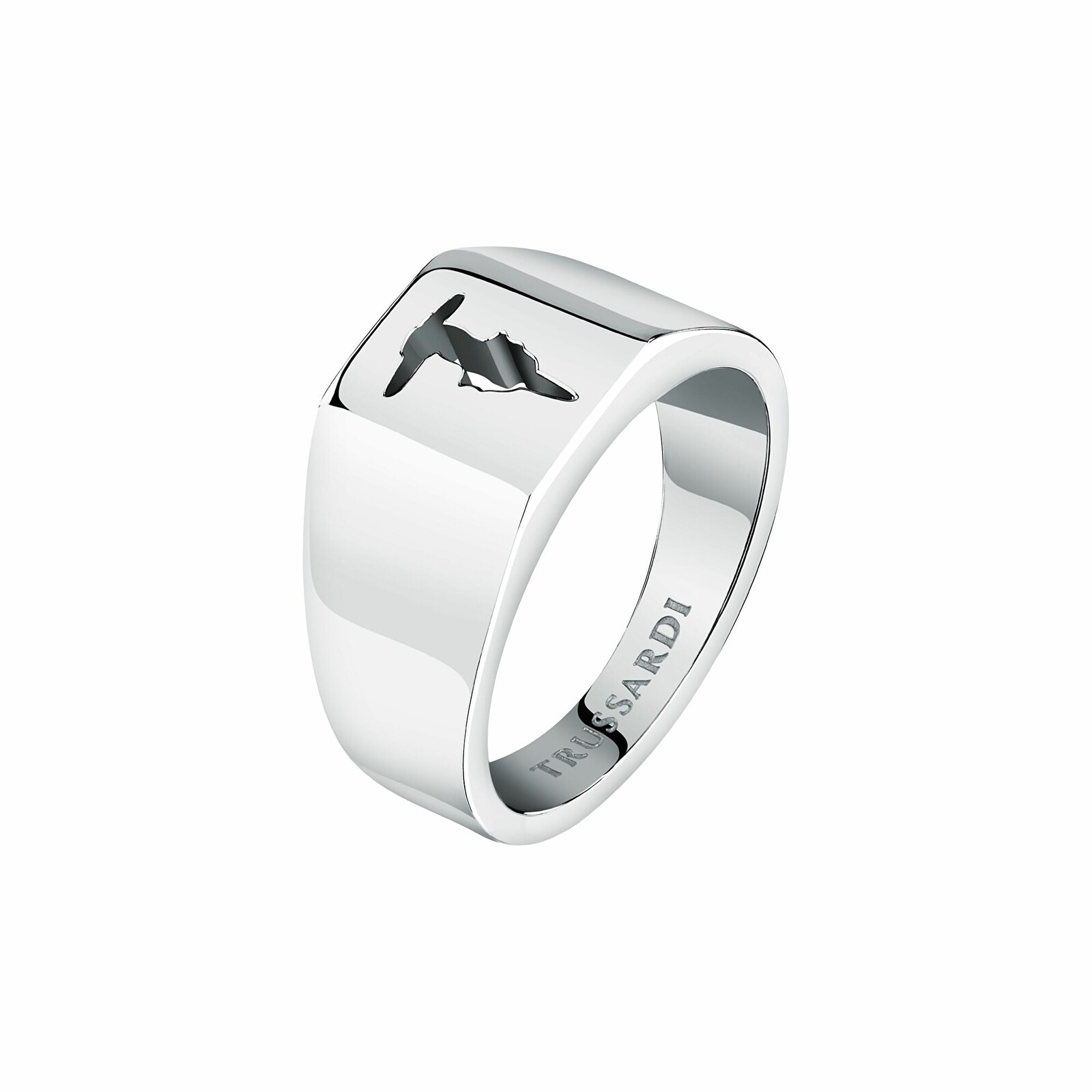 Trussardi Pánsky fashion oceľový prsteň T-Steel TJAXV450 65 mm