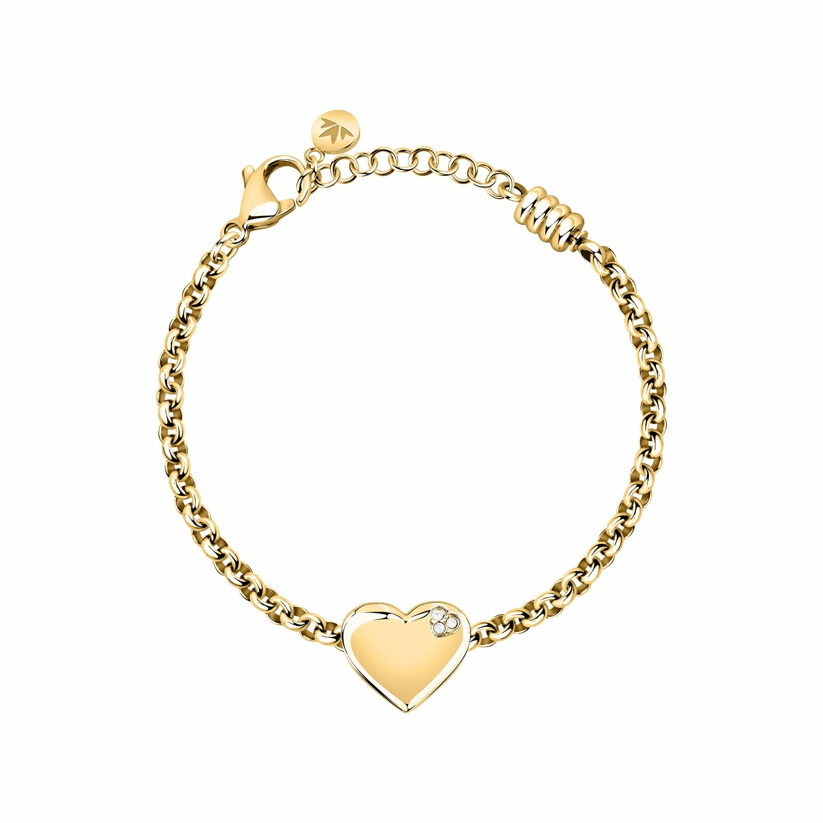 Morellato Romantický pozlátený náramok z ocele Drops SCZ1418