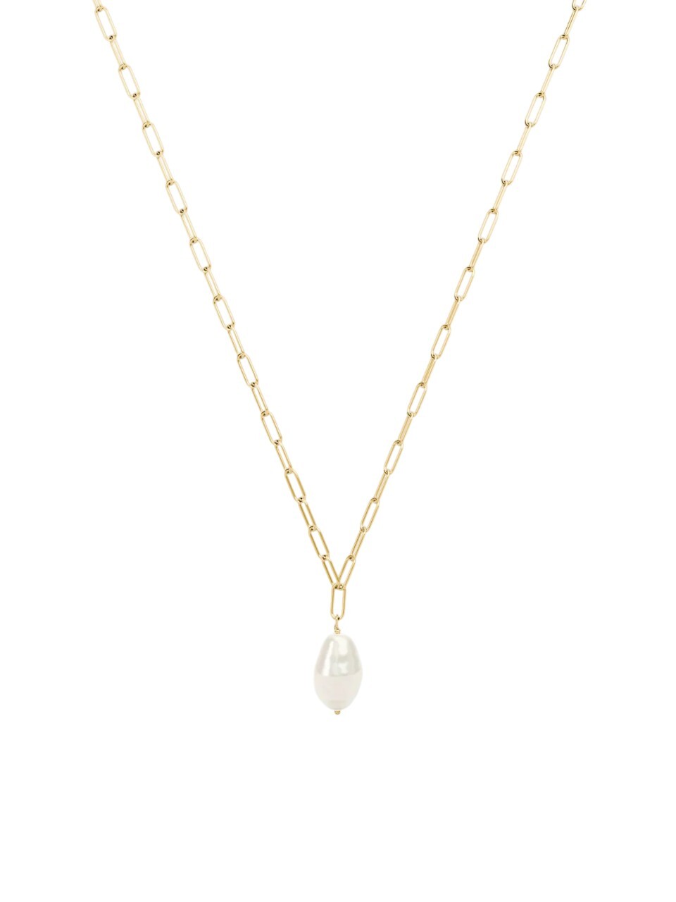 Furiosa Pozlátený náhrdelník s príveskom pravej perly Divine SN-DIVINE-G