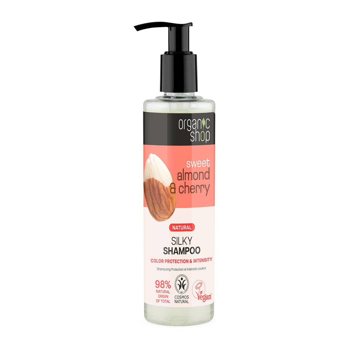 Organic Shop Hodvábny šampón Mandle a čerešňa (Silky Shampoo) 280 ml