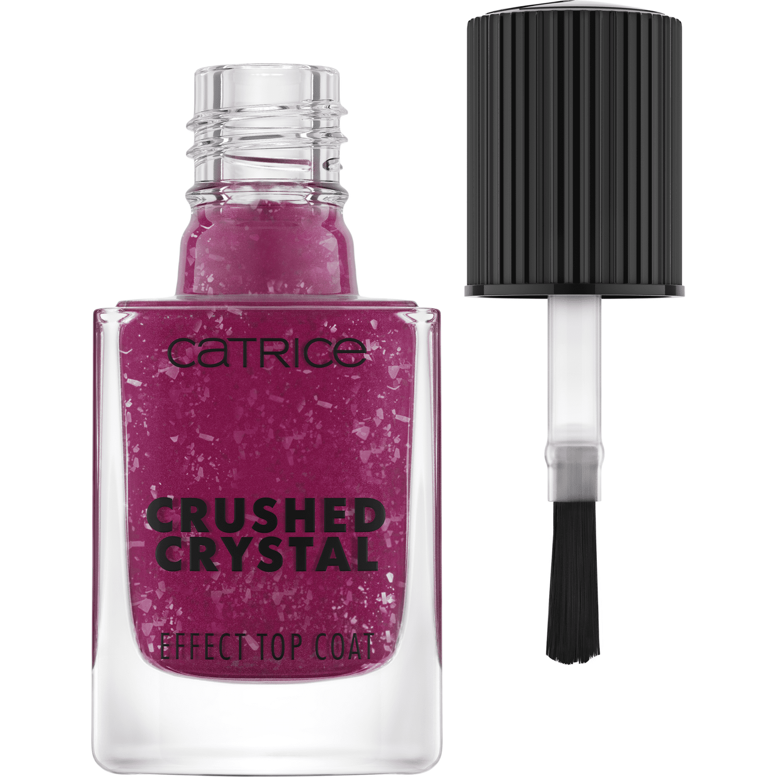 Catrice Krycí lak na nechty Crushed Crystal 010 Ametyst Aura (Effect Top Coat) 10,5 ml 010 Amethyst Aura