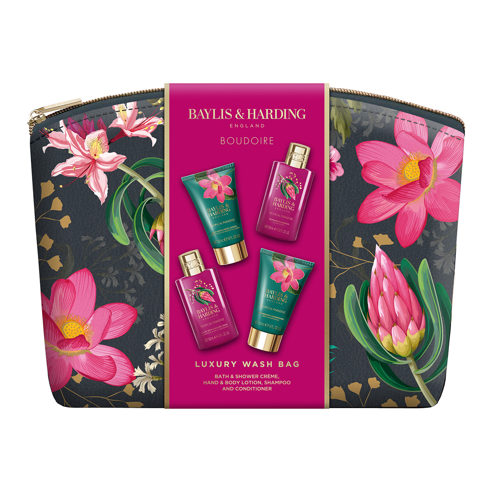 Baylis & Harding Darčeková sada telovej starostlivosti Boudoire - Tropical Paradise 4 ks