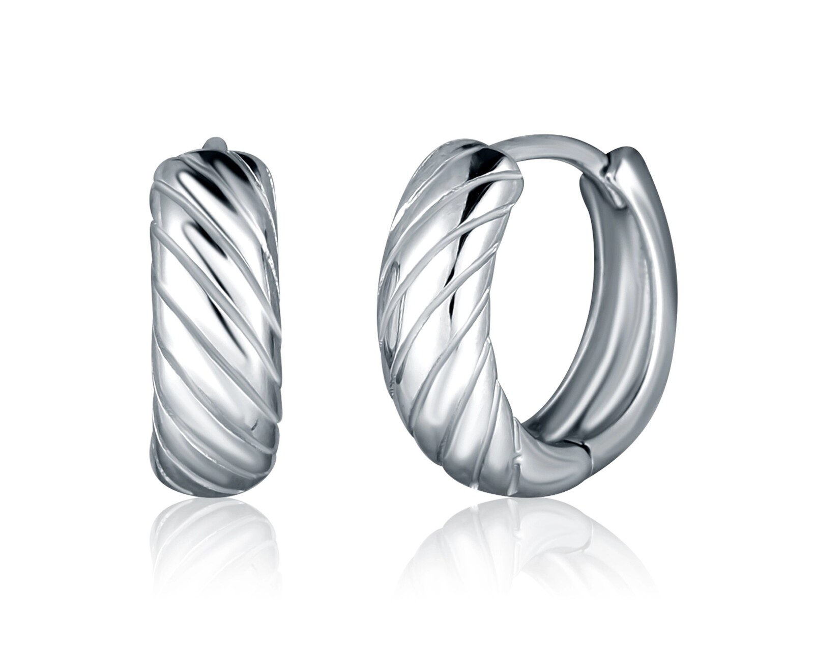 JVD Nadčasové strieborné kruhy SVLE2742X860000