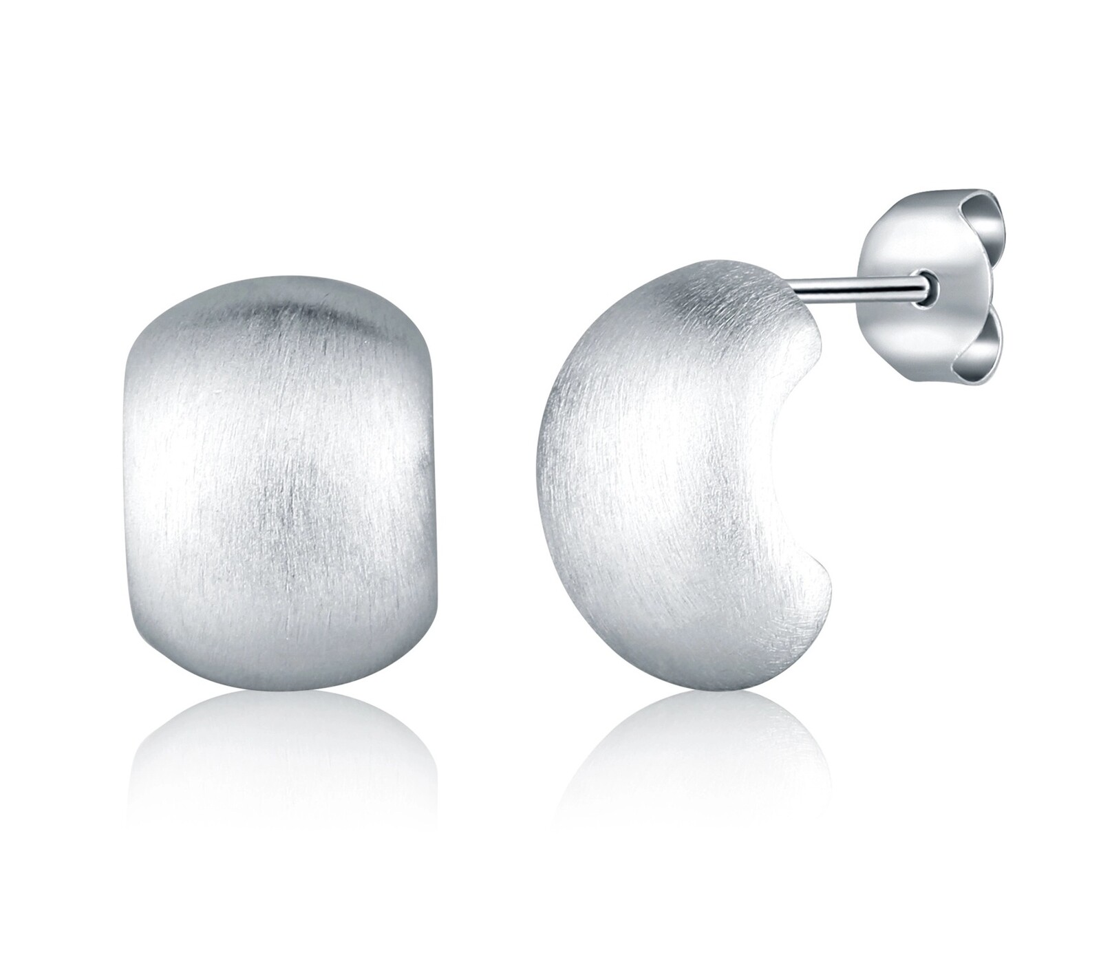 JVD Matné strieborné visiace náušnice SVLE2665X860000