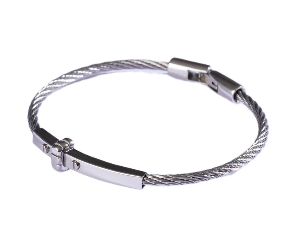 Marc Malone Pánsky oceľový náramok MCGB5001S