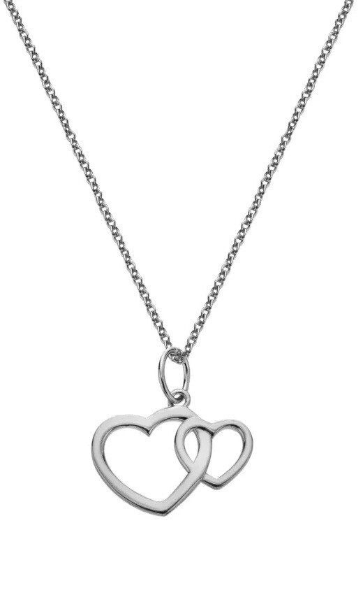 Hot Diamonds Strieborný náhrdelník pre mamičku Silver Whisper SWP006 (retiazka, prívesok)