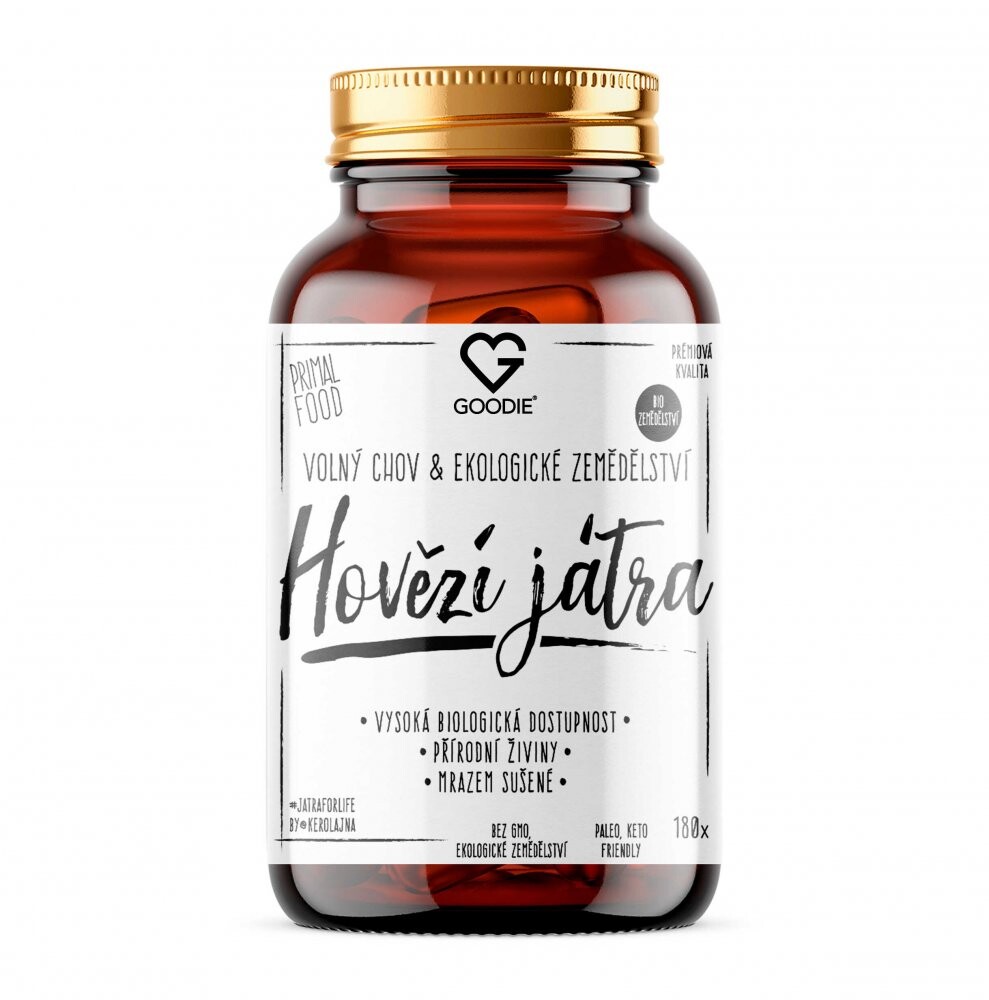 Goodie Lyofilizovaná hovädzia pečeň 180 kapsúl
