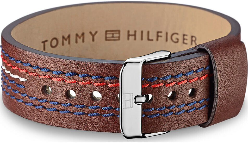 Tommy Hilfiger Hnedý kožený náramok 2700685