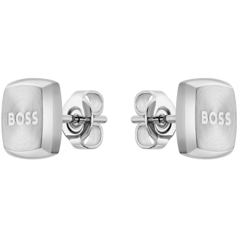 Hugo Boss Štýlové oceľové náušnice Yann 1580473