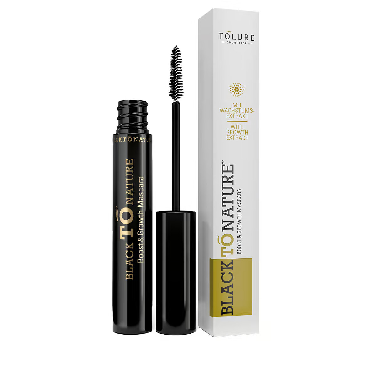 Tolure Cosmetics Riasenka pre rast rias Black To Nature (Boost & Growth Mascara) 8,5 ml Black