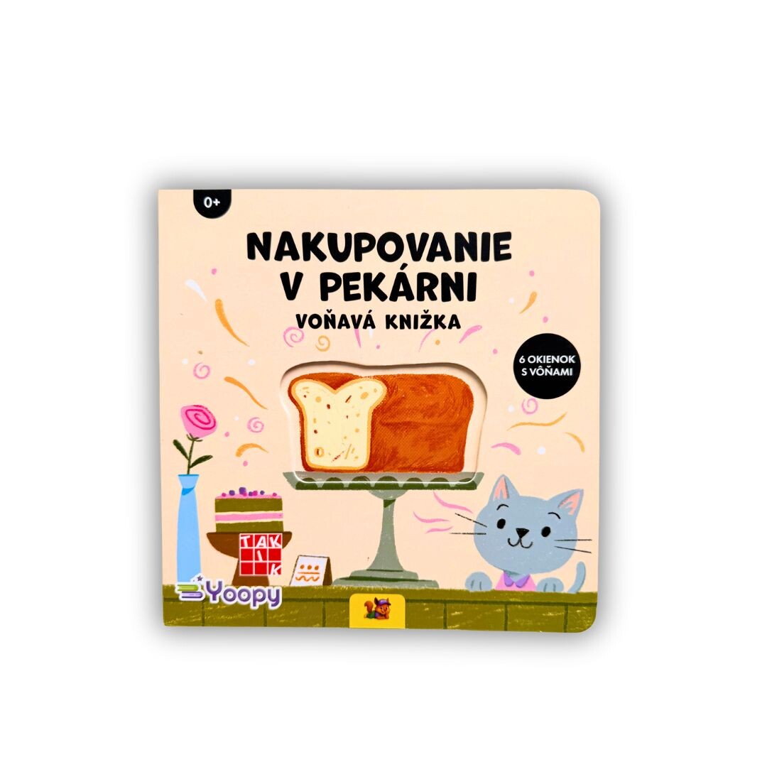 Nakupovanie v pekárni - voňavá knižka