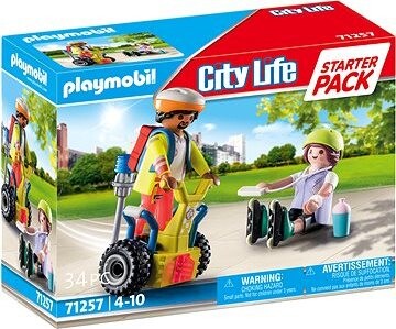 Playmobil 71257 Starter Pack Záchranár se Segwayem