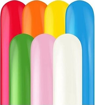 UNIQUE Modelovacie balóniky 260 tuftex – mix – 50 ks