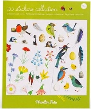 Moulin Roty súprava nálepiek Botanik
