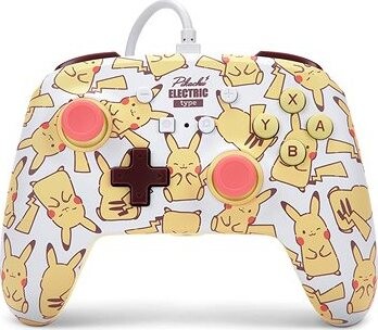 PowerA Enhanced Wired Controller for Nintendo Switch – Pikachu Blush