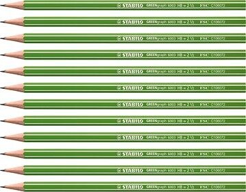 STABILO GREENgraph grafitová ceruzka 12 ks