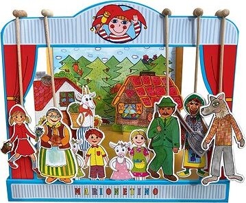 Marionetino Bábkové divadlo Trojrozprávka Červená Karkuľka