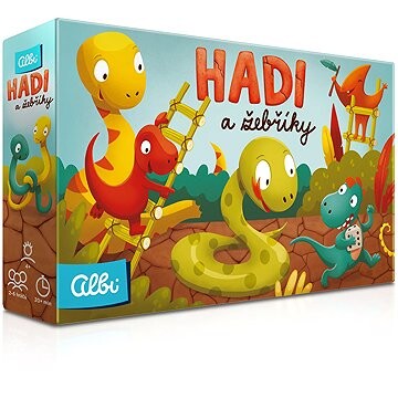 Hady a rebríky detské (Dinosaury)