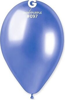 SMART BALLOONS Balóniky chrómované, fialové, lesklé, 33 cm, 50 ks