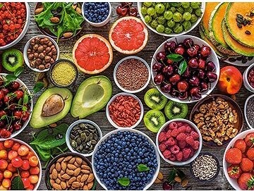 CASTORLAND Puzzle Stôl plný super potravín 2000 dielikov