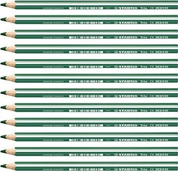 STABILO Trio silná – 12 ks balení – zelená