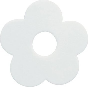 Spirella protišmykové prísavky v tvare kvietka, biele 5 ks