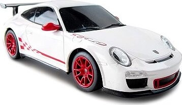 CMJ Porsche 911 GT3 RS, 1 : 24, licencované diaľkovo ovládané auto, matne biele