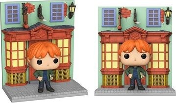 Funko POP! Deluxe HP Diagon Alley - Quidditch Supplies Store w/Ron