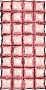 Partydeco Balónová mozaika, záves rosegold, 72 × 143 cm