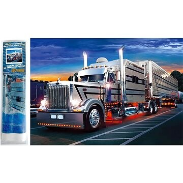 Norimpex Strieborný kamión 30 × 40 cm