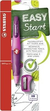 STABILO EASYergo 315 mm R, ružová/fialová + strúhadlo