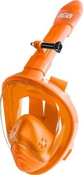 Aga Dětská celoobličejová šnorchlovací maska XS DS1111 oranžová