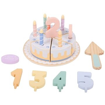 eliNeli Drevená narodeninová torta pre deti