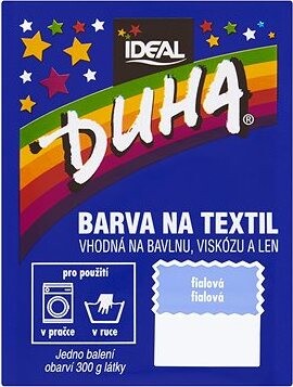 DUHA farba na textil fialová 15 g