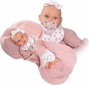 Antonio Juan 11325 Kika – reálne pôsobiaca so zvukmi a mäkkým látkovým telom – 27 cm