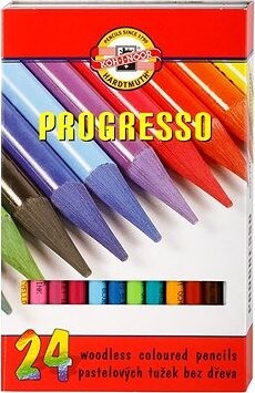 Koh-i-noor PROGRESSO 8758/24 – lakované pastelky, 24 ks