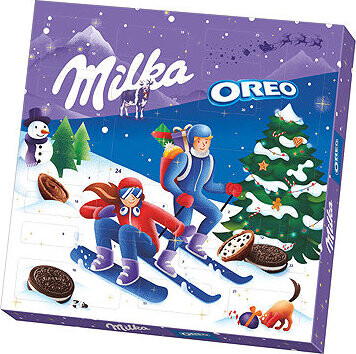 Milka Oreo Advent Calendar 280 g