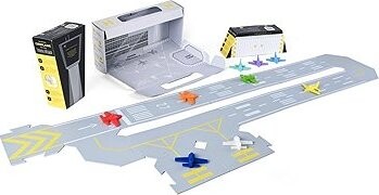 Toddleroad 2126 Řídicí věž a 3 letadla s funkční krabicí