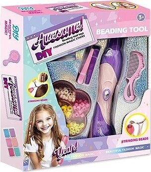 Hracia sada na vlasy s korálkami