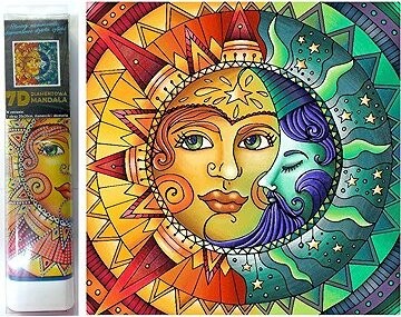 NORIMPEX 7D Mesiac so slnkom 30 × 30 cm