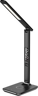 Brilagi – LED Stmievateľná lampa s bezdrôtovým nabíjaním REGINA LED/8,5 W/230 V čierna