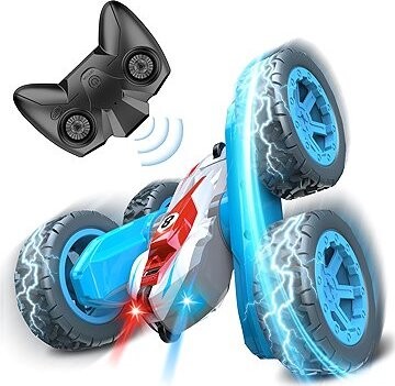 Gralal Diaľkovo ovládané auto 2,4 GHz, otočenie o 360°, 4WD, modré