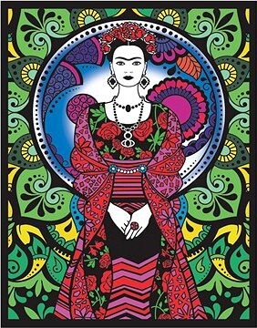 Colorvelvet Zamatový obrázok Frida